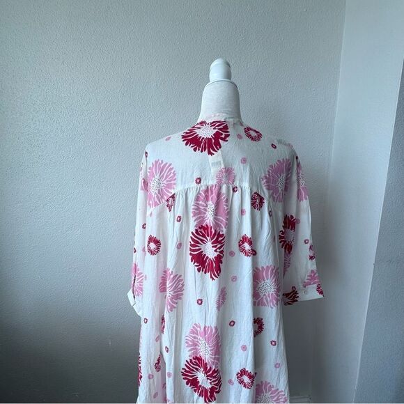 Ro's Garden Giselle Rose Pink Floral Floral Accents Dress SIZE XS NEW - Picture 9 of 16